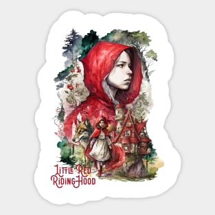 Little Red Riding Hood Sticker